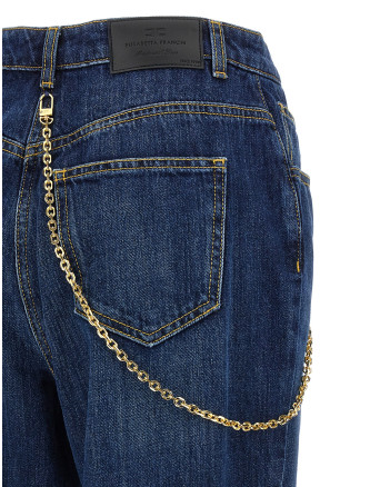 Jewel chain jeans #