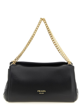 Nappa shoulder bag