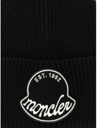 Logo patch beanie #