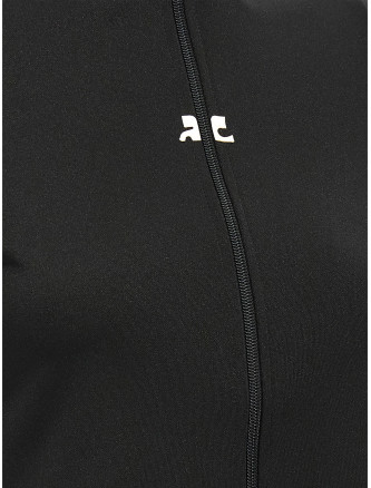 'Interlock Zipped' top #