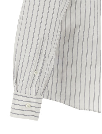 Striped canvas shirt #
