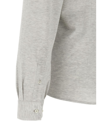 Piqué cotton shirt #