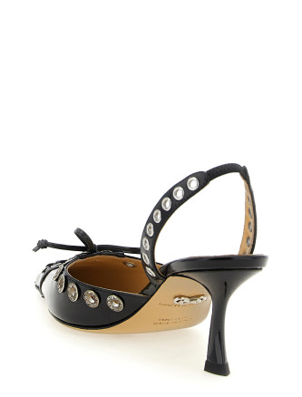 'Crystalized Corset' slingback #