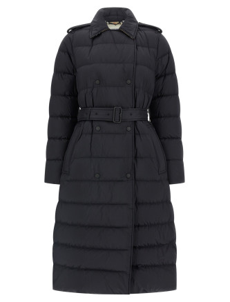 Padded trench coat #