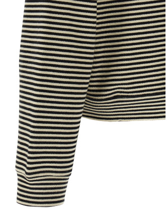 Striped polo sweatshirt #