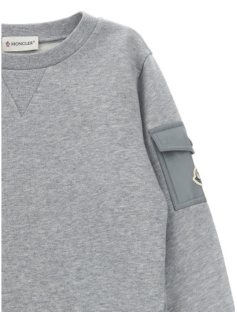 Nylon pocket sweatshirt #