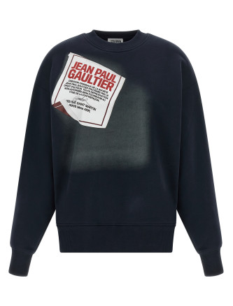 'The Blue Gaultier Label' sweatshirt
