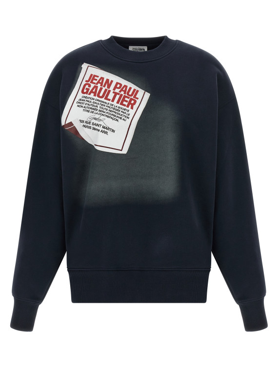 'The Blue Gaultier Label' sweatshirt #1