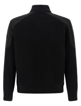 'Magnus Knit Hybrid' bomber jacket #