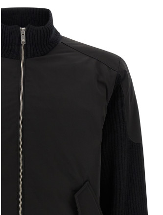 'Magnus Knit Hybrid' bomber jacket #