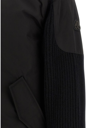 'Magnus Knit Hybrid' bomber jacket #