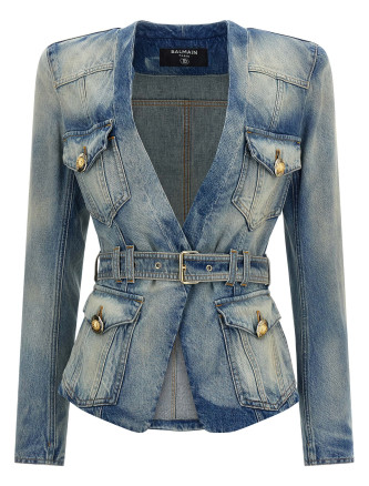 Denim blazer