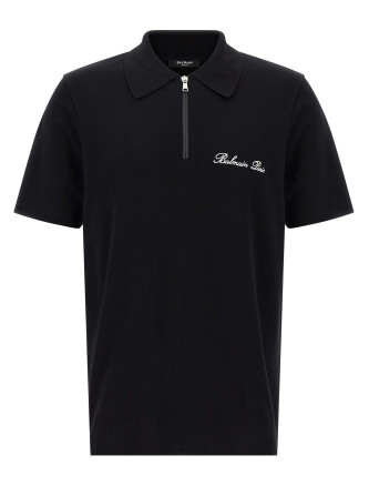 Logo embroidery polo shirt