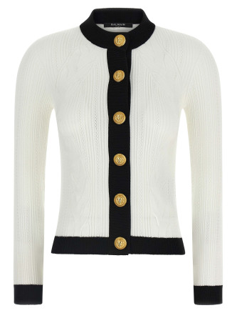 Two-tone cardigan