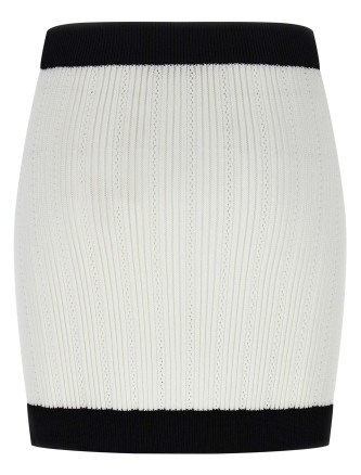 Two-tone miniskirt #