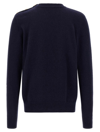 'Leone catena' button sweater #