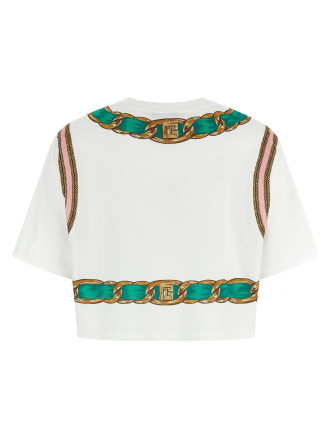 'Balmain Foulard' print T-shirt #