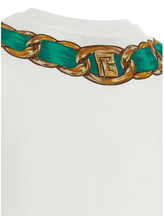 'Balmain Foulard' print T-shirt #