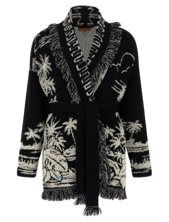 'Palm Grove Tales' cardigan