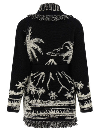 'Palm Grove Tales' cardigan #