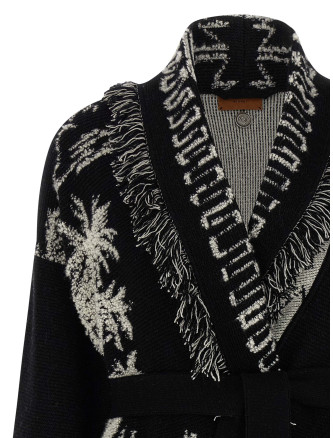 'Palm Grove Tales' cardigan #