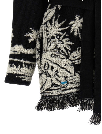 'Palm Grove Tales' cardigan #