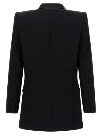 Leaf embroidery blazer #