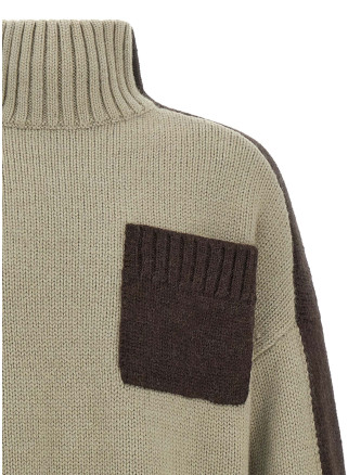 'Two Tone Patch Pocket' sweater #
