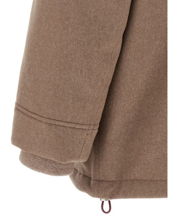 Flannel down jacket #