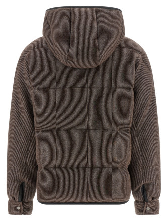 Lame wool down jacket #