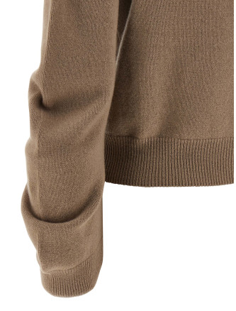 Curved sleeve sweater #