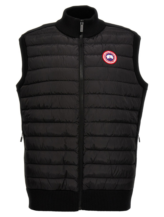 'HyBridge® Quilted KniKnit' vest #1