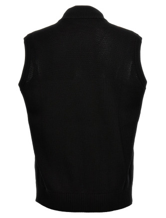 'HyBridge® Quilted KniKnit' vest #