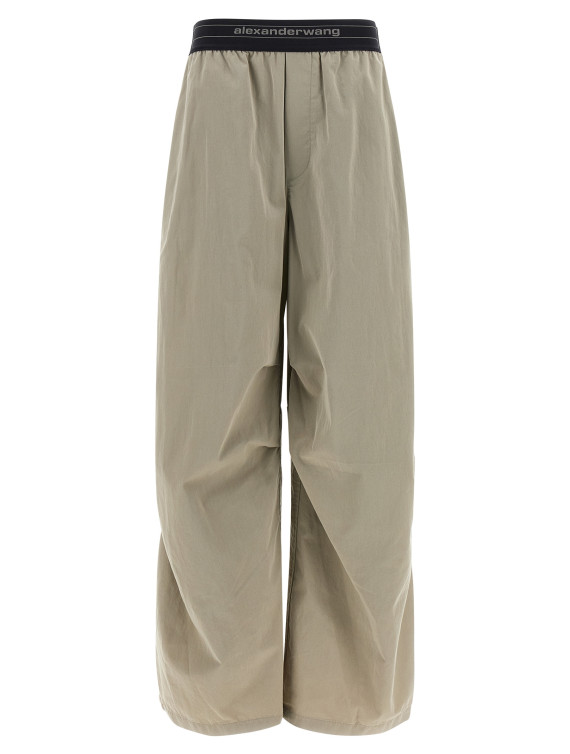 Logo elstic pants #1