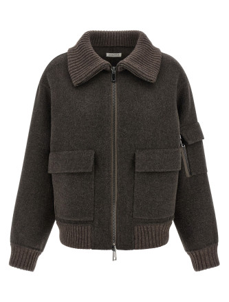 'Leak25' bomber jacket