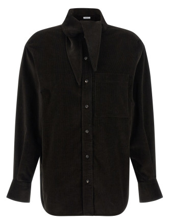 Velvet overshirt