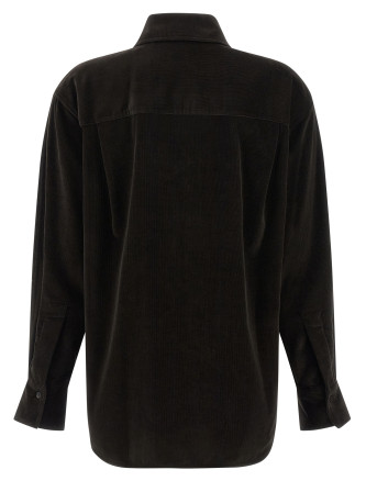 Velvet overshirt #