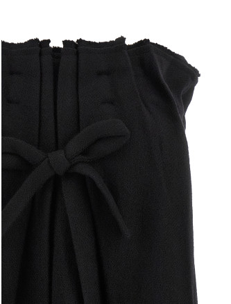 Chevron wool dress #