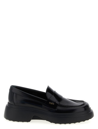 Leather loafers