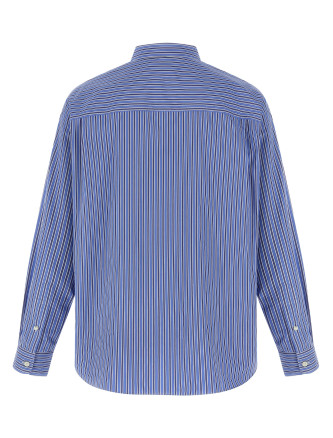 Patch striped shirt #