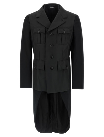 Double layer blazer jacket