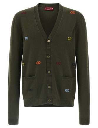 GG intarsia cardigan