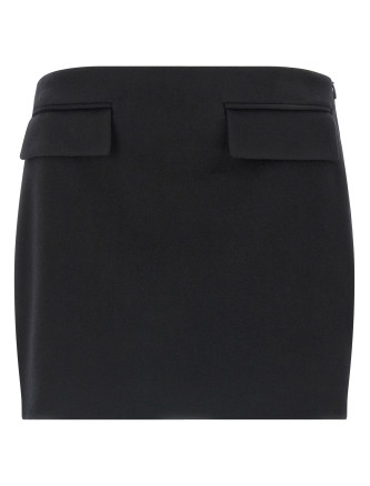 Cashmere wool skirt