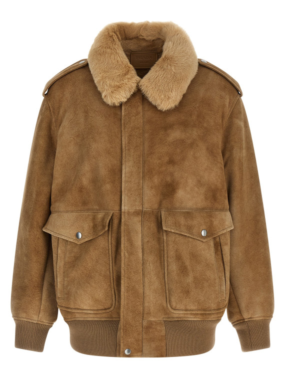 Sheepskin bomber jacket #1