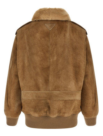Sheepskin bomber jacket #