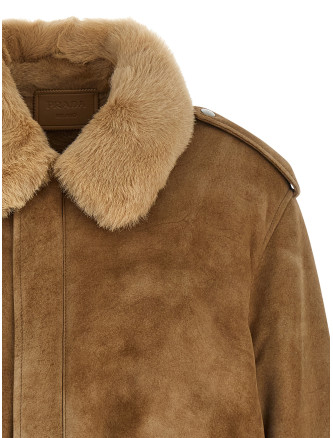 Sheepskin bomber jacket #