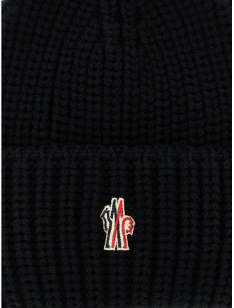 Logo patch beanie #