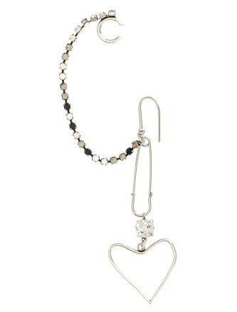 Ear cuff pin and heart