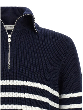 English half-ribbed sweater #