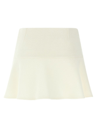Bouclé wool skirt #